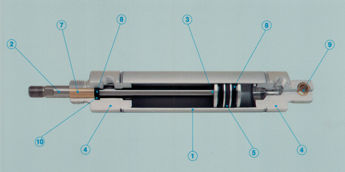  Stainless Steel Pneumatic Cylinders