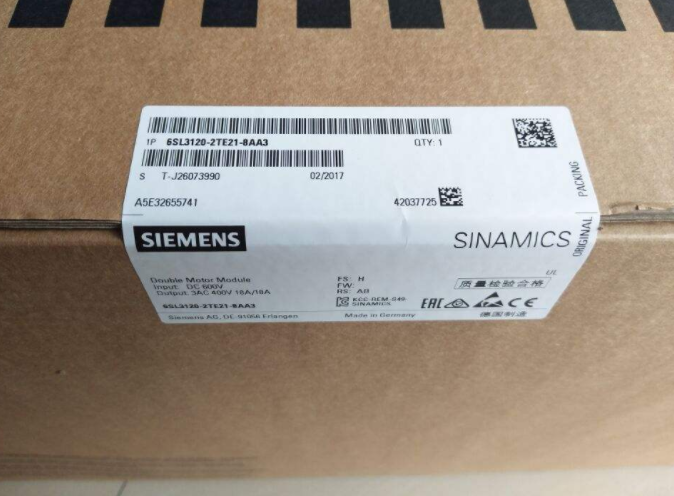  Siemens 6SL3120-2TE21-8AA3