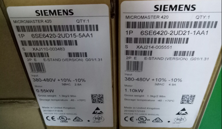  Siemens 6SE6420-2UD21-5AA1 