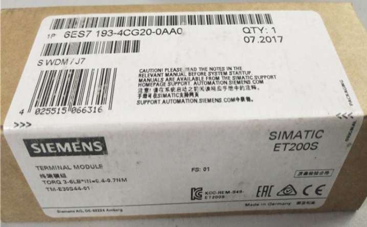  Siemens 6ES7193-4CG20-0AA0